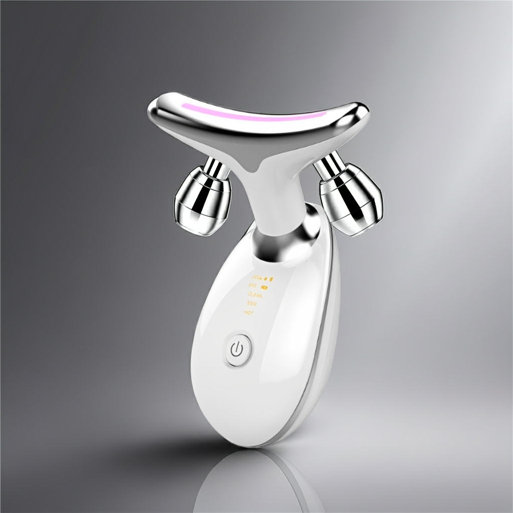 Appareil de massage facial anti-rides 5 couleurs, appareil de beauté pour le cou et le visage, raffermissement de la peau, lifting du visage, réduction du double menton, outil de soins de la peau